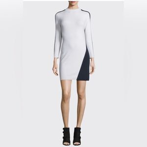 Rag & Bone Cecilee Long-Sleeve Colorblock Sheath Dress REVOLVE, NWT, Size XS